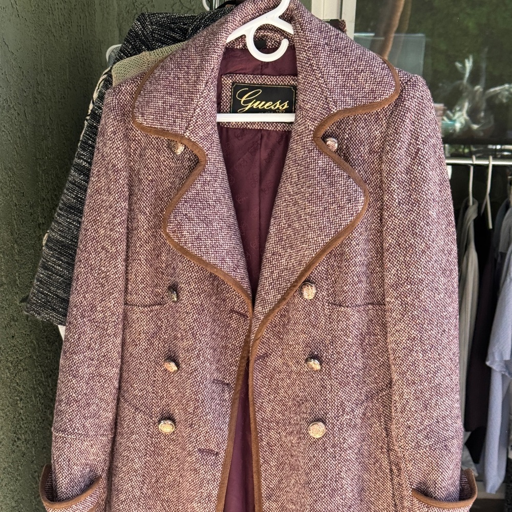 Guess Wool Blend Peacoat